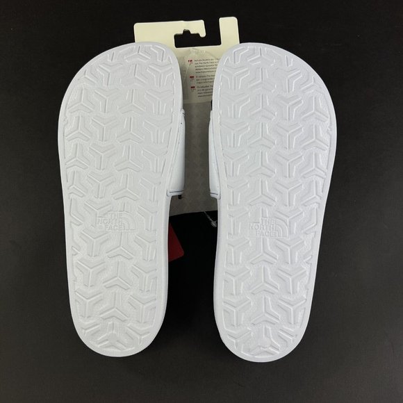 The North Face Women's Basecamp III White Dark Blue Slide Sandals Sizes 6 - 10 - Picture 8 of 8